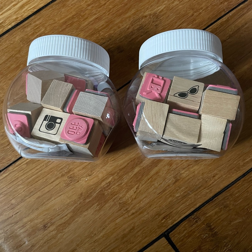 Rubber Stamps - Craft smart - 2 sets of 12 stamps - NEW - never used - crafting